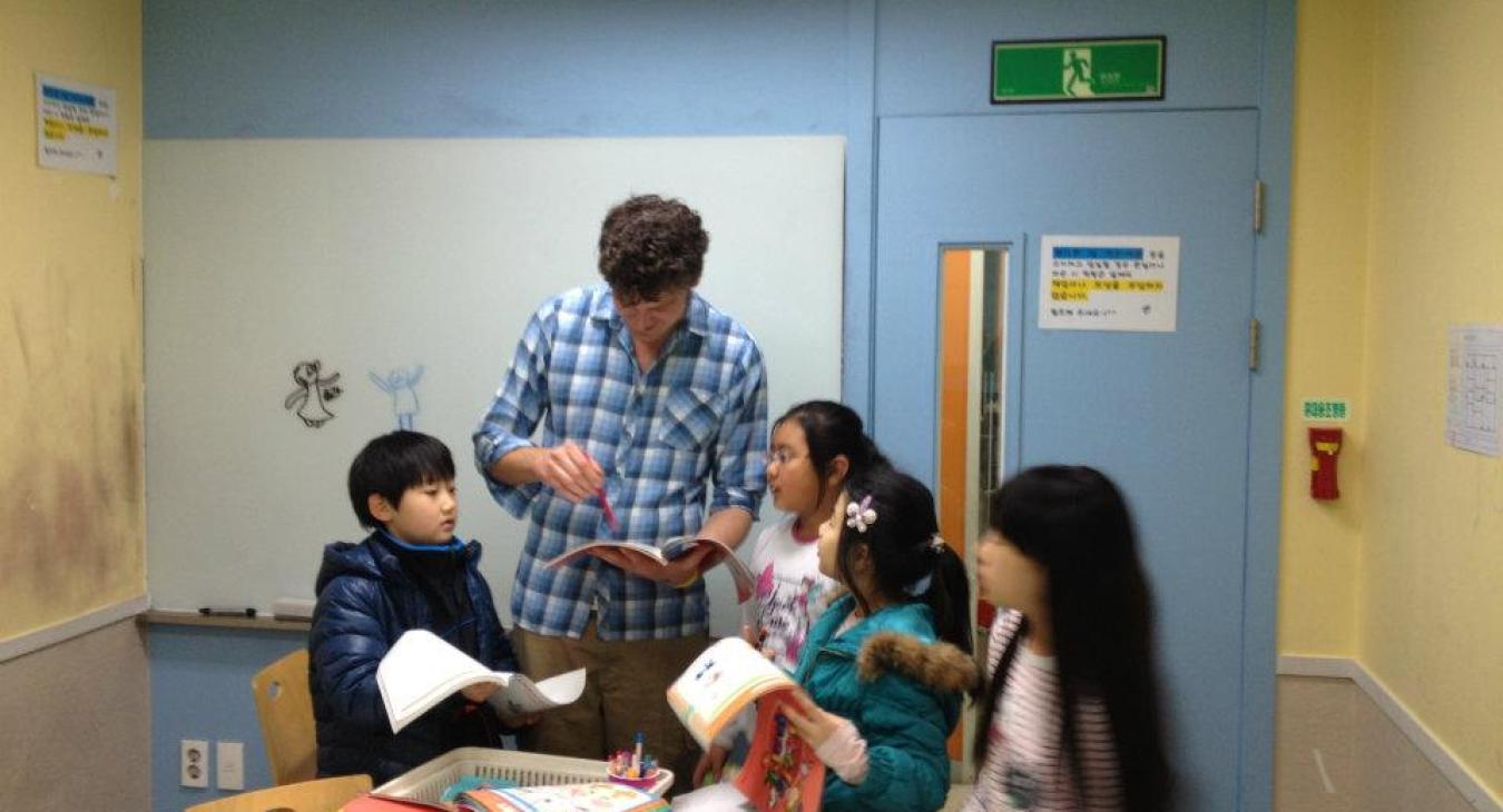 Dallas with students