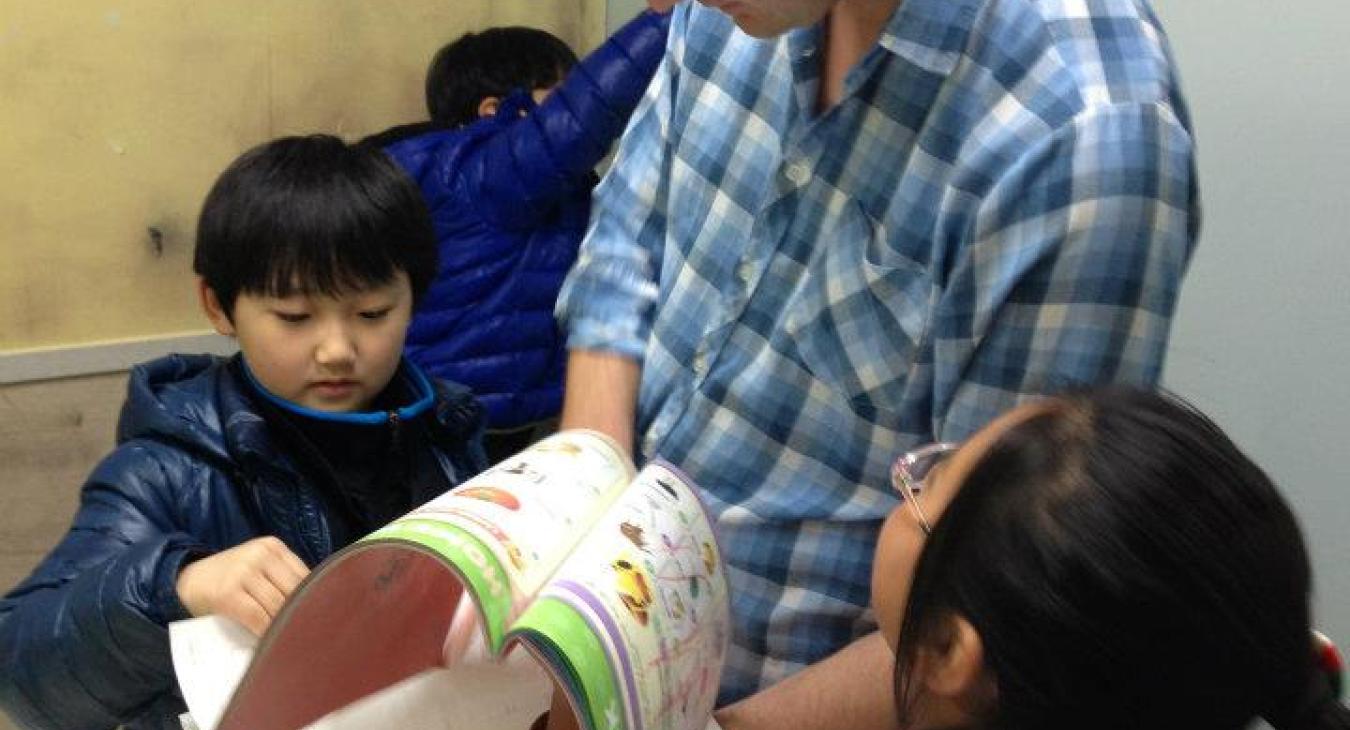 Dallas with students