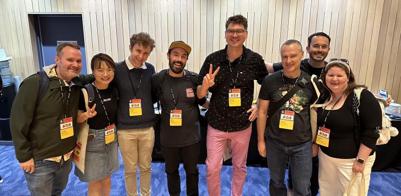 Dallas Ramsden with the Sydney Opera House development team